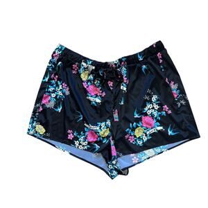 Torrid Sleep Satin Floral Print Sleep Pajama Shorts